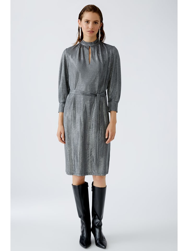 Oui Sukienka w kolorze antracytowym rozmiar: 40