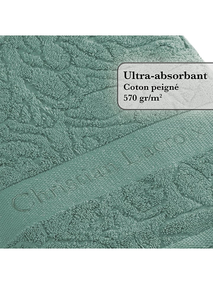 CXL by Christian Lacroix Ręcznik kąpielowy w kolorze zielonym rozmiar: 100x150 cm