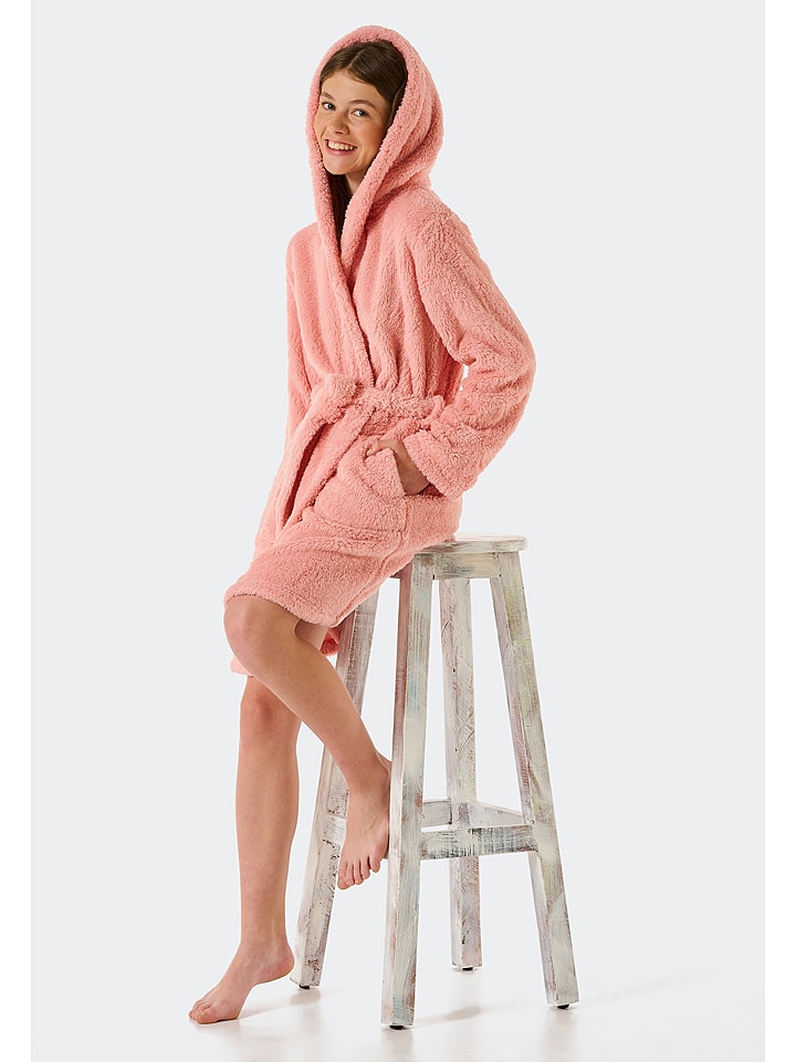 Szlafrok w kolorze jasnoróżowym