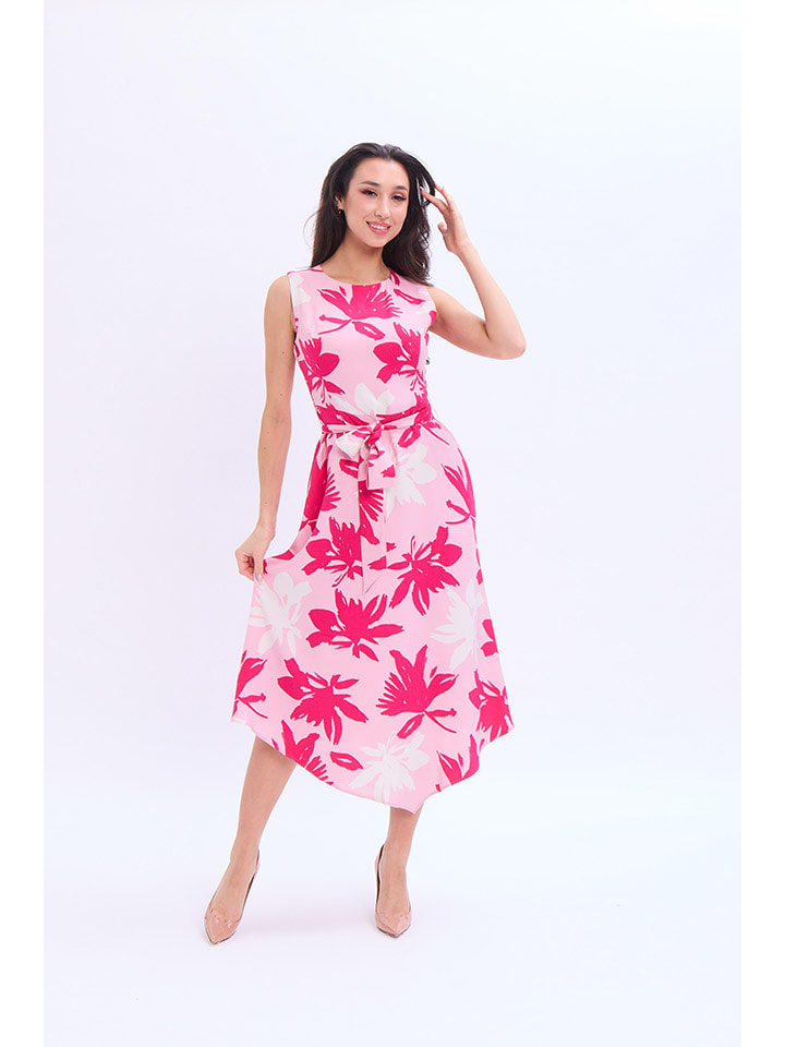 Marks & Spencer Sukienka w kolorze jasnoróżowo-różowym rozmiar: 47