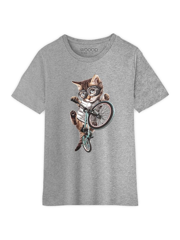 WOOOP Bluza "BMX Cat" w kolorze szarym rozmiar: 104