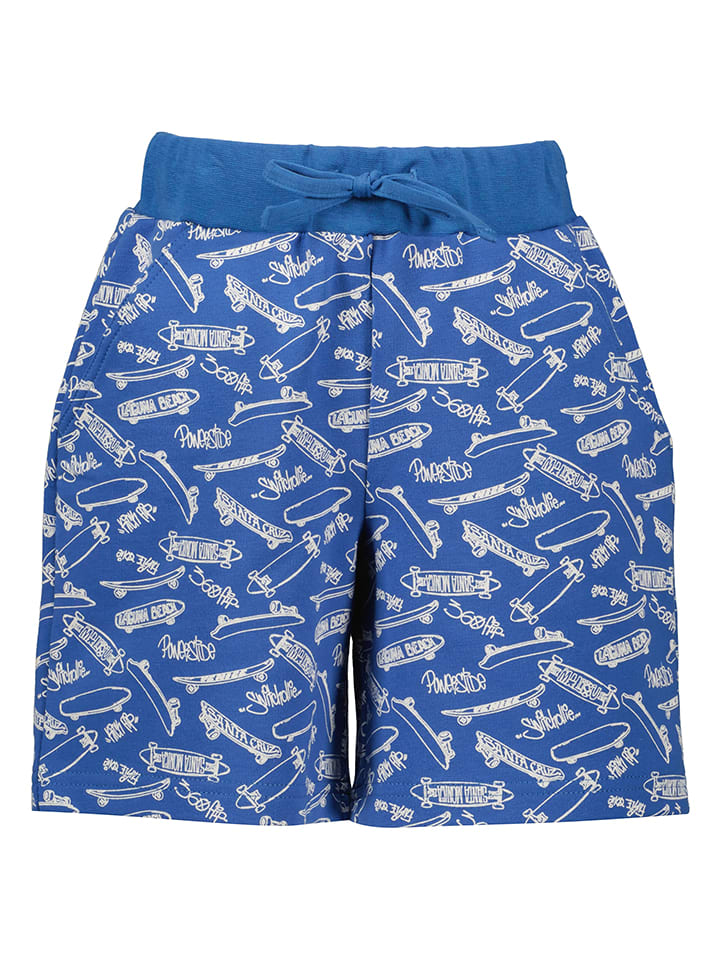 Szorty sportowe w kolorze niebieskim