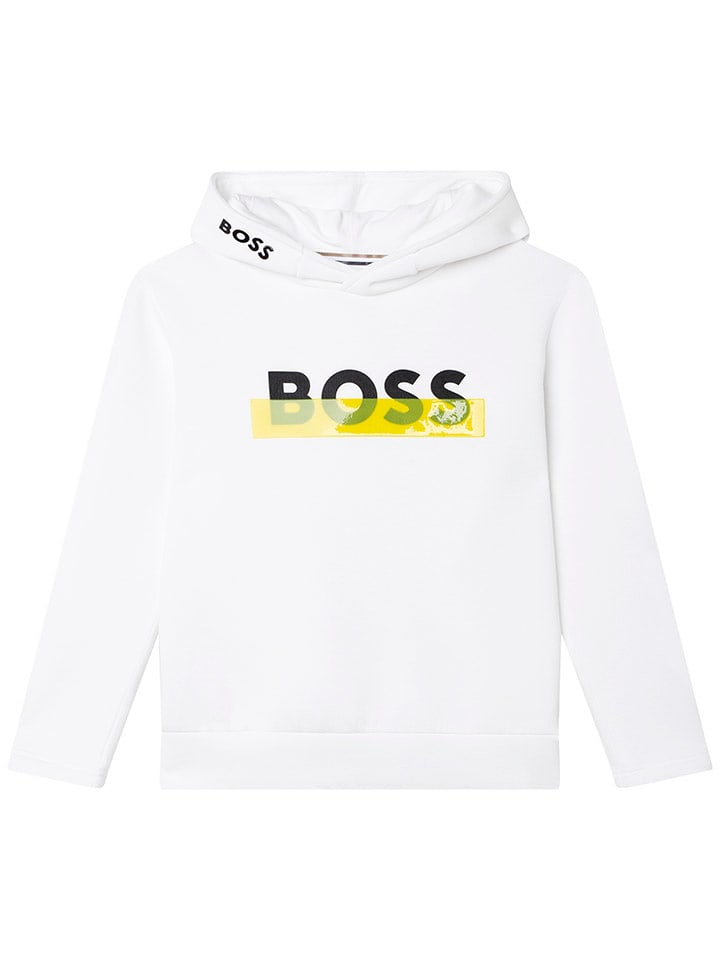 Hugo Boss Kids Bluza w kolorze białym rozmiar: 164
