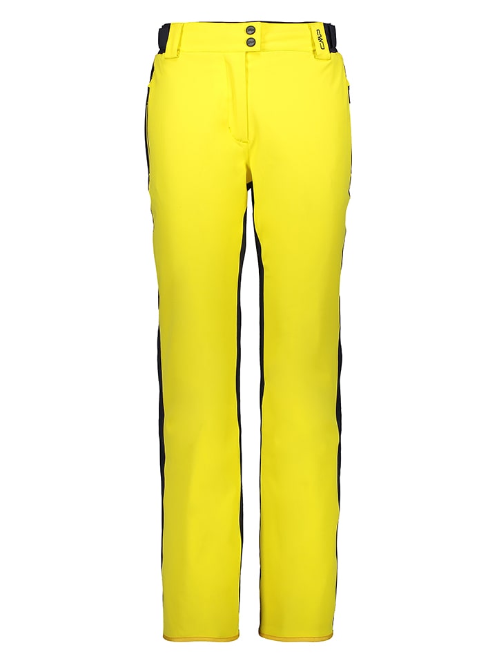 Spodnie narciarskie w kolorze żółtym