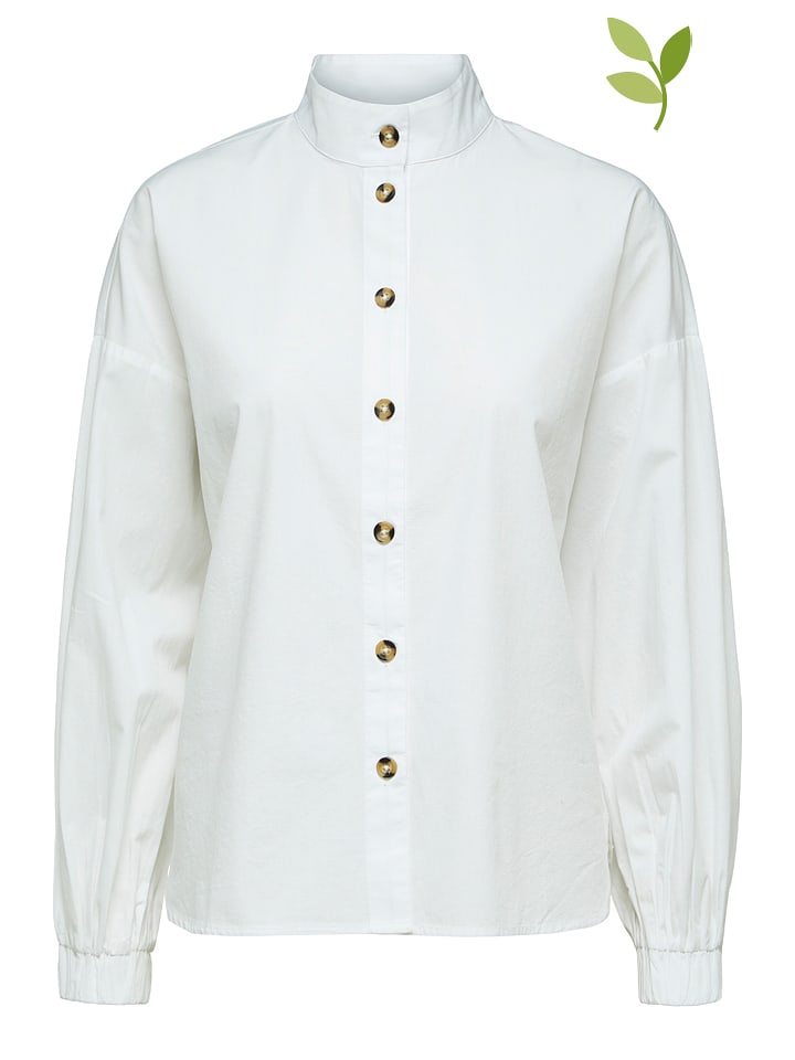 SELECTED FEMME Bluzka "Janella" w kolorze białym rozmiar: 40