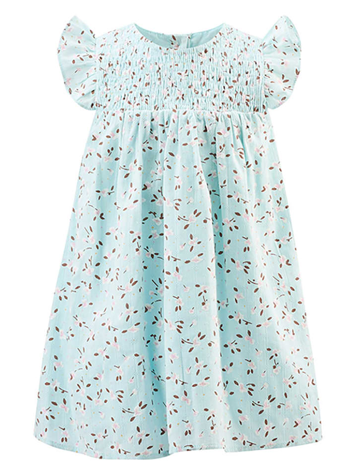 happy girls by Eisend Sukienka w kolorze turkusowym rozmiar: 116