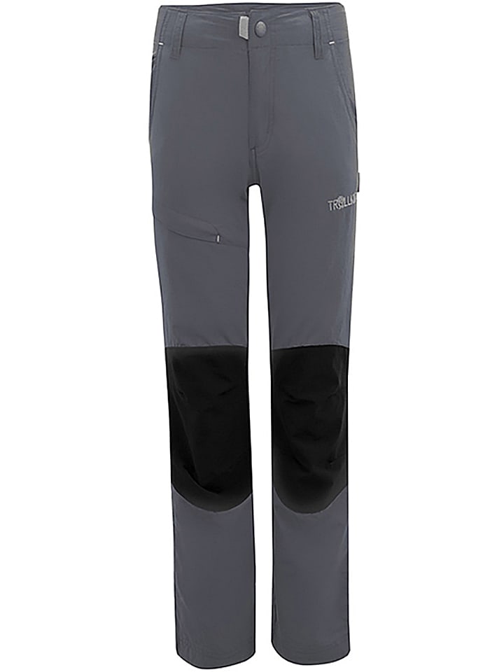 Spodnie trekkingowe "Hammerfest" - Slim fit - w kolorze szarym