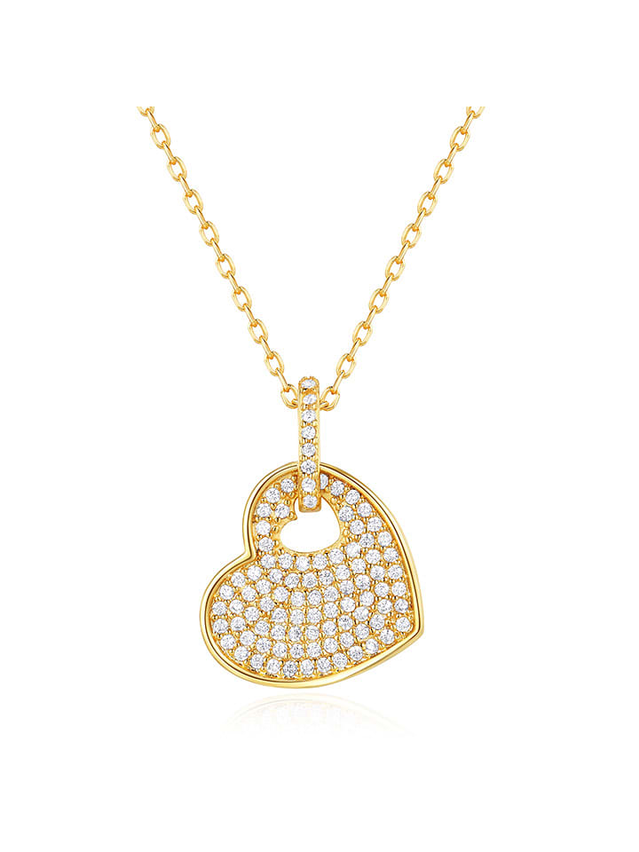 Park Avenue Pozłacany naszyjnik z zawieszką - dł. 40 cm rozmiar: onesize