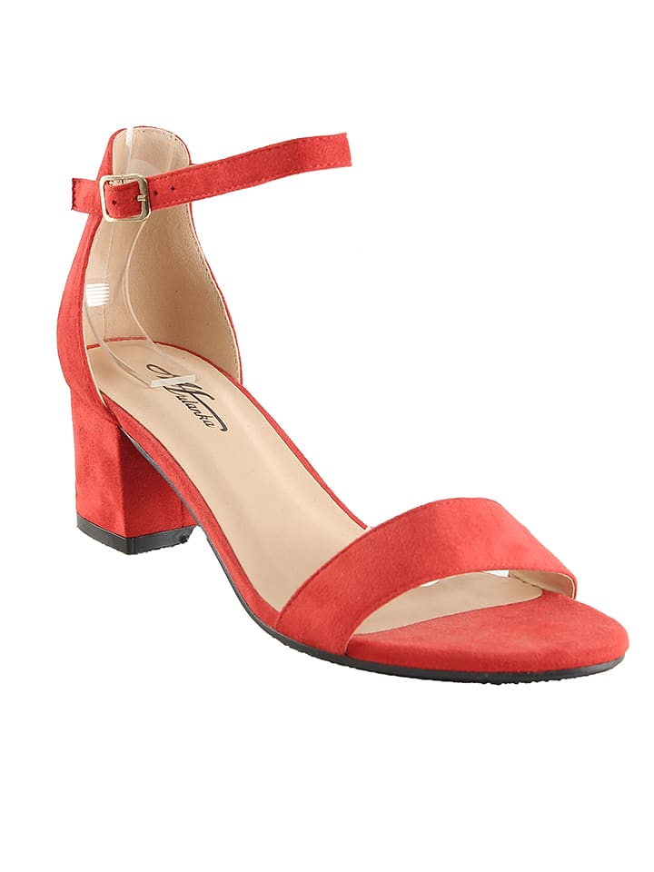 Mulanka Sandały w kolorze czerwonym rozmiar: 40