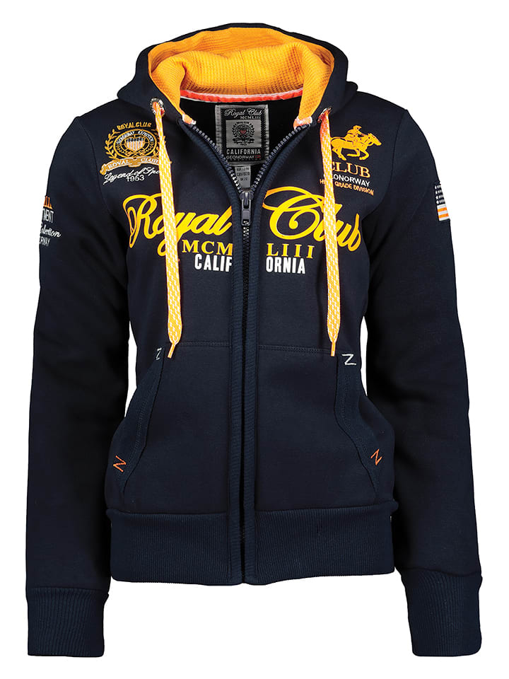 Geographical Norway Bluza "Fanille" w kolorze granatowym rozmiar: XL