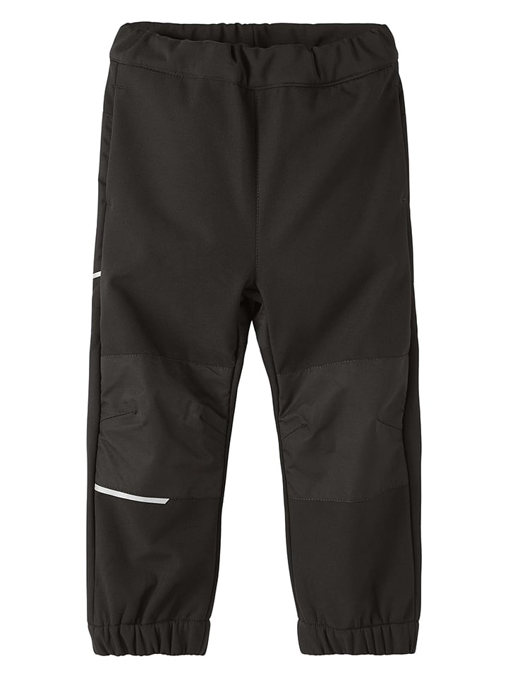 name it Spodnie softshellowe "Malta" w kolorze czarnym rozmiar: 146