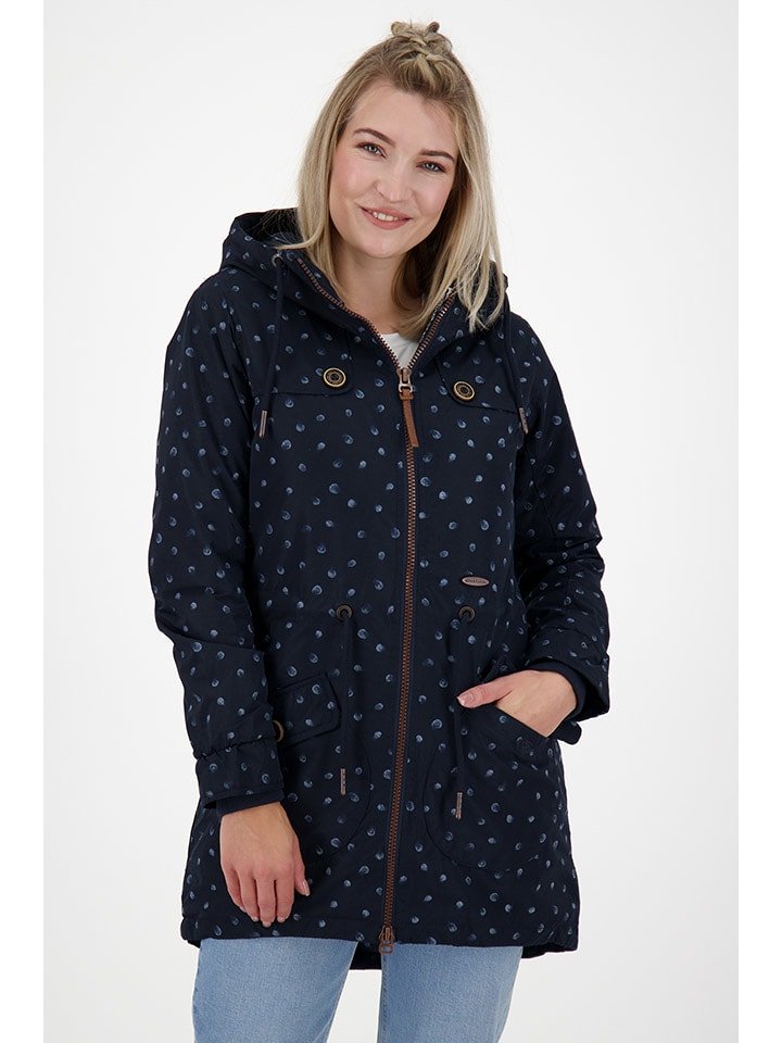 alife and kickin Płaszcz przejściowy "CharlotteAK" w kolorze granatowym rozmiar: M