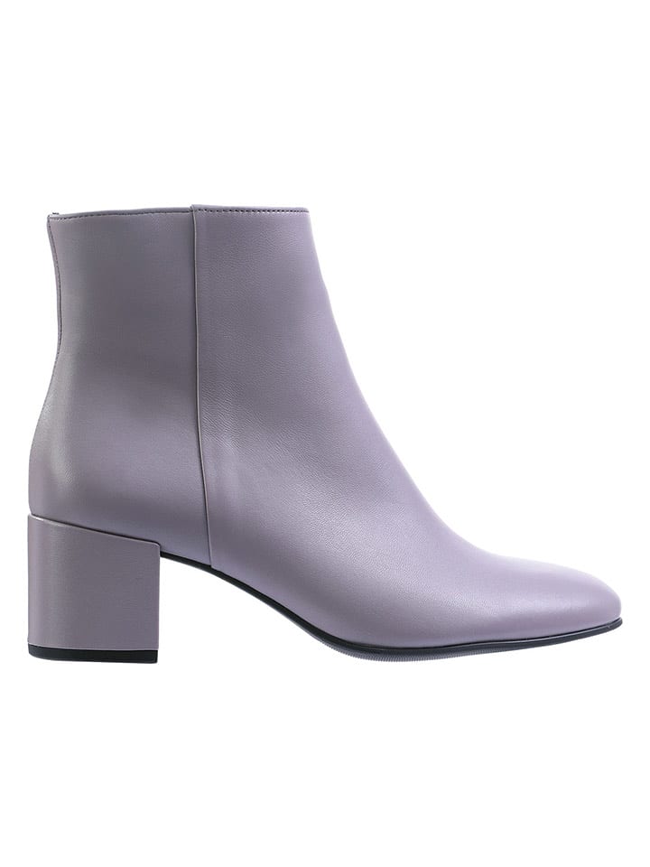 Högl Skórzane botki w kolorze jasnoszarym rozmiar: 39