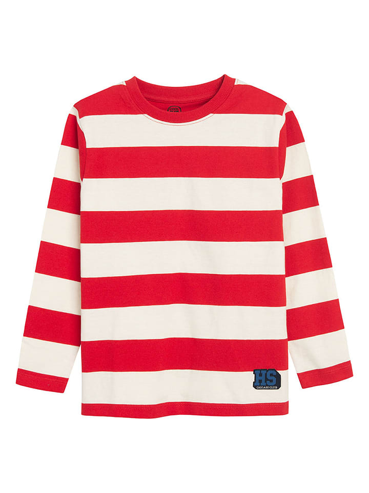 COOL CLUB Koszulka w kolorze czerwono-białym rozmiar: 128