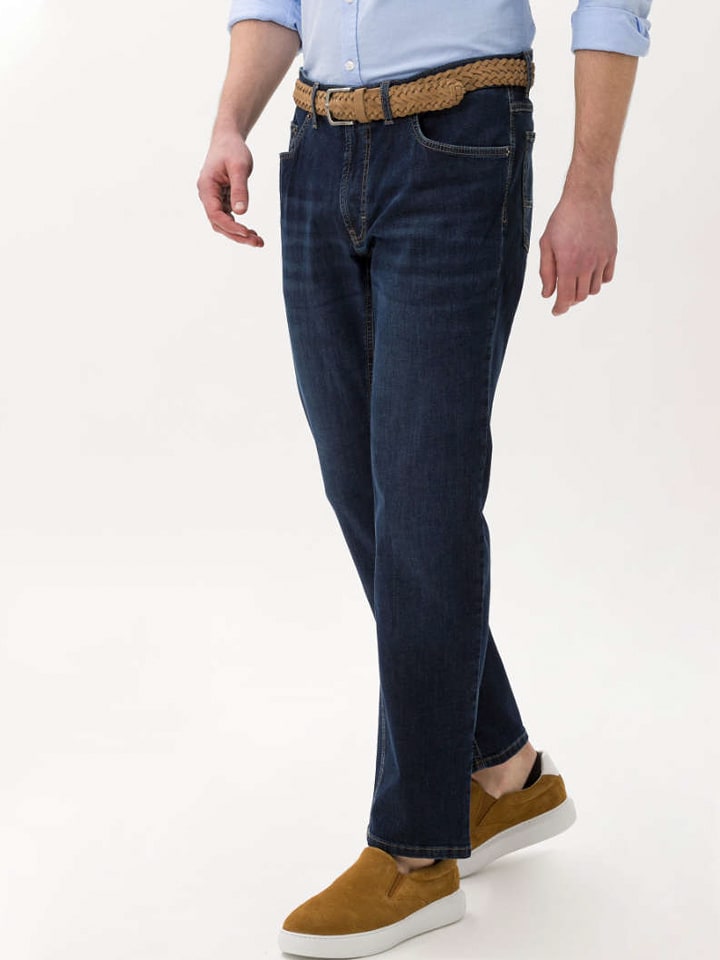 BRAX Dżinsy "Carlos" - Regular fit - w kolorze granatowym rozmiar: W36/L38