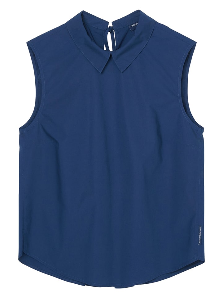Marc O'Polo DENIM Top w kolorze granatowym rozmiar: S