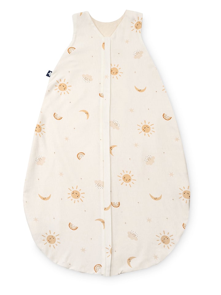 Julius Zöllner Śpiworek niemowlęcy "Happy Sun" w kolorze kremowym rozmiar: 80/86