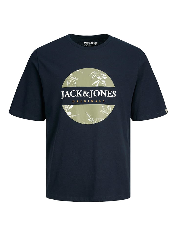 JACK & JONES Junior Koszulka "Crayon" w kolorze granatowym rozmiar: 176