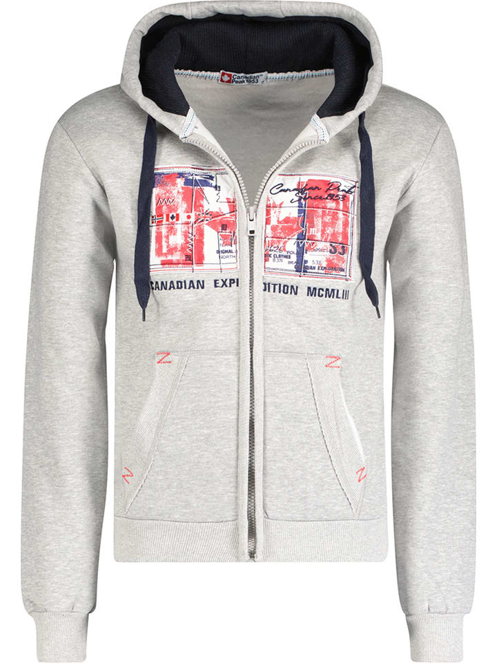 Canadian Peak Bluza "Ginameak" w kolorze jasnoszarym rozmiar: 3XL
