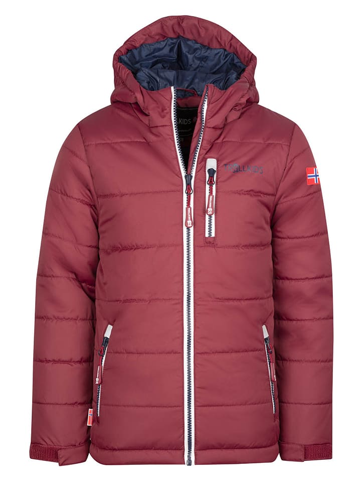 Kurtka narciarska "Hemsedal" w kolorze czerwonym