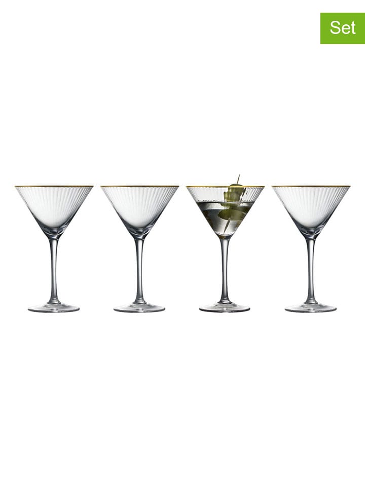 Lyngby Glas Kieliszki (4 szt.) "Palermo" do martini - 250 ml rozmiar: onesize