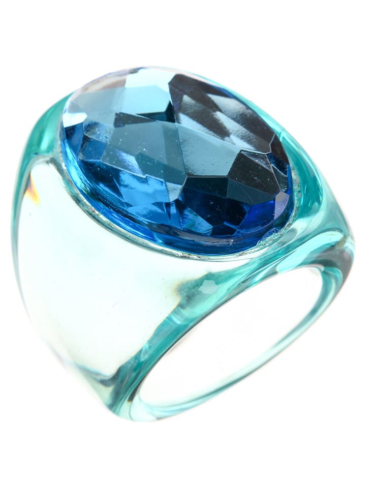 MENTHE À L'O Pierścionek z kryształem rozmiar: 58