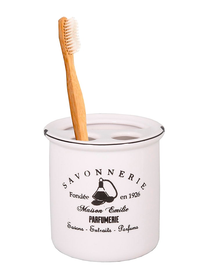 Anticline Pojemnik "Savonnerie" w kolorze biało-niebieskim - wys. 8,5 x Ø 8 cm rozmiar: onesize