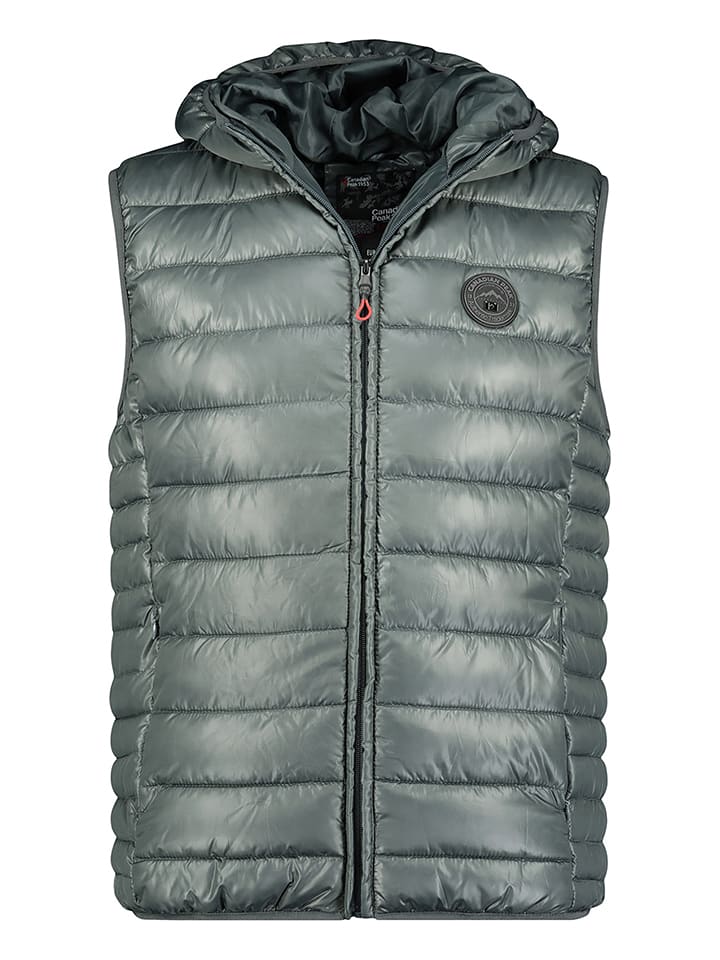 Kamizelka pikowana "Valendreak" w kolorze szarym