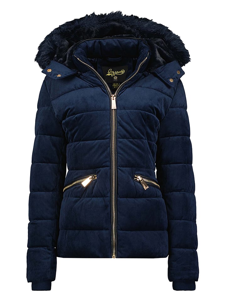 Geographical Norway Kurtka pikowana "Bilove" w kolorze granatowym rozmiar: L