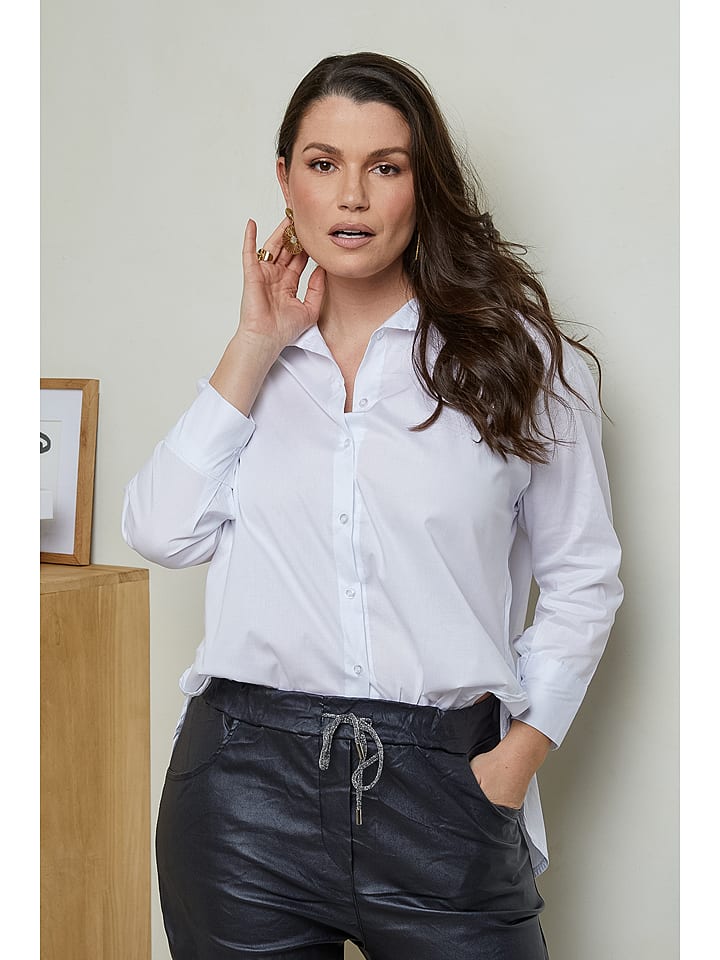 Curvy Lady Koszula w kolorze białym rozmiar: 44/46