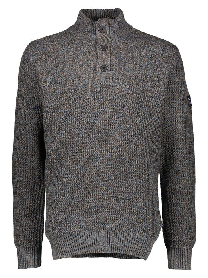 Petrol Industries Sweter w kolorze szarym rozmiar: 3XL