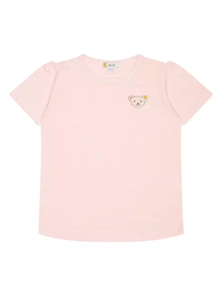 Steiff Koszulka w kolorze jasnoróżowym rozmiar: 104