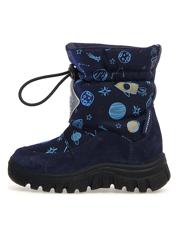 Naturino Botki zimowe "Varna" w kolorze granatowym rozmiar: 27