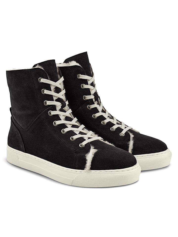 LaShoe Skórzane sneakersy w kolorze czarnym rozmiar: 41