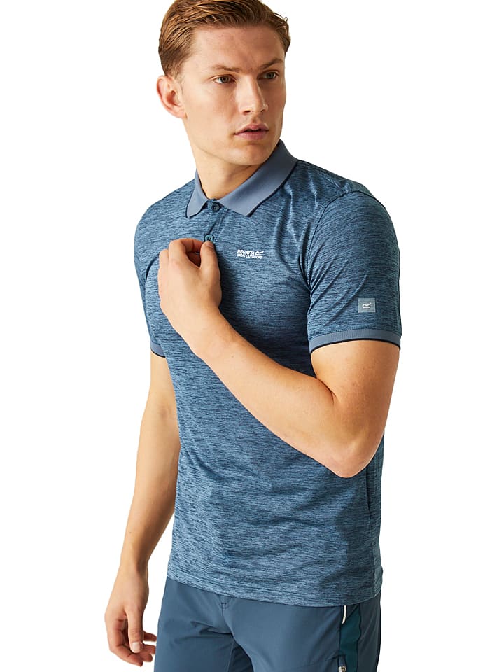 Regatta Funkcyjna koszulka polo "Remex II" w kolorze niebieskim rozmiar: S