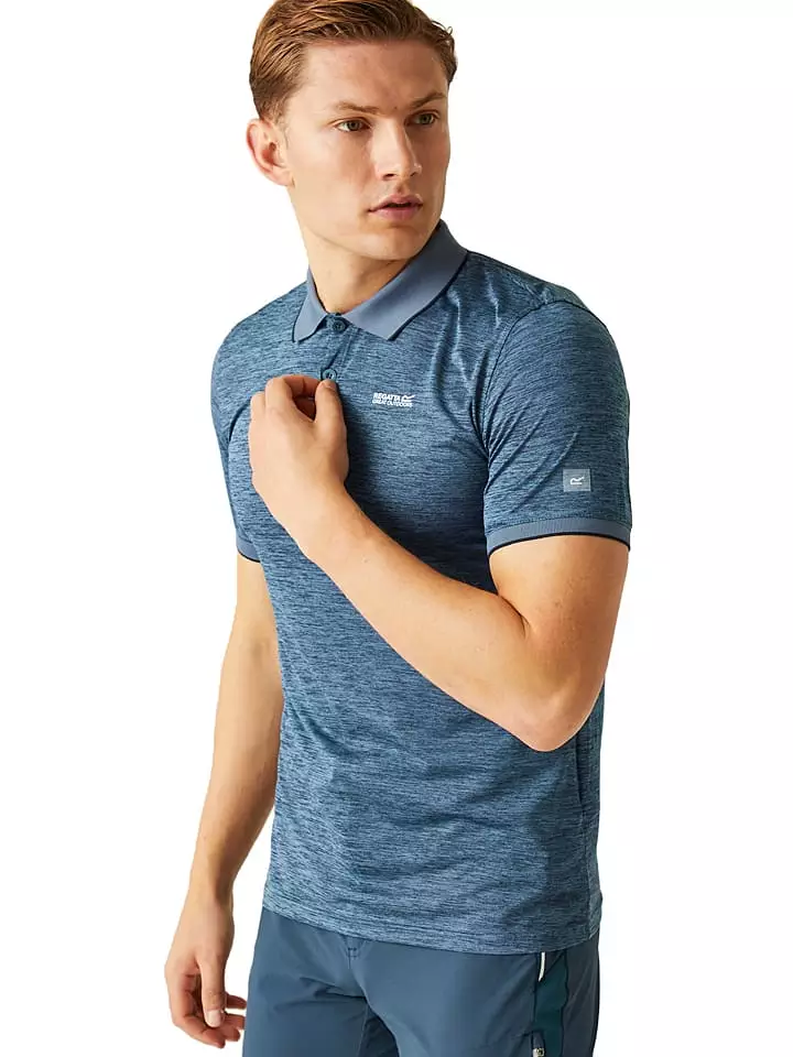 Regatta Funkcyjna koszulka polo "Remex II" w kolorze niebieskim rozmiar: S