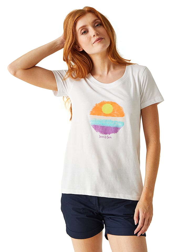 Regatta Koszulka "Filandra VIII" w kolorze białym rozmiar: 34