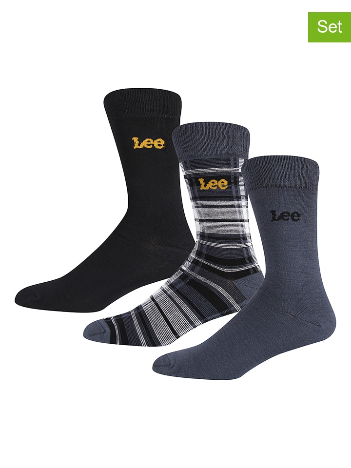 LEE Underwear Skarpety (3 pary) "Telfer" w różnych kolorach rozmiar: 38-42