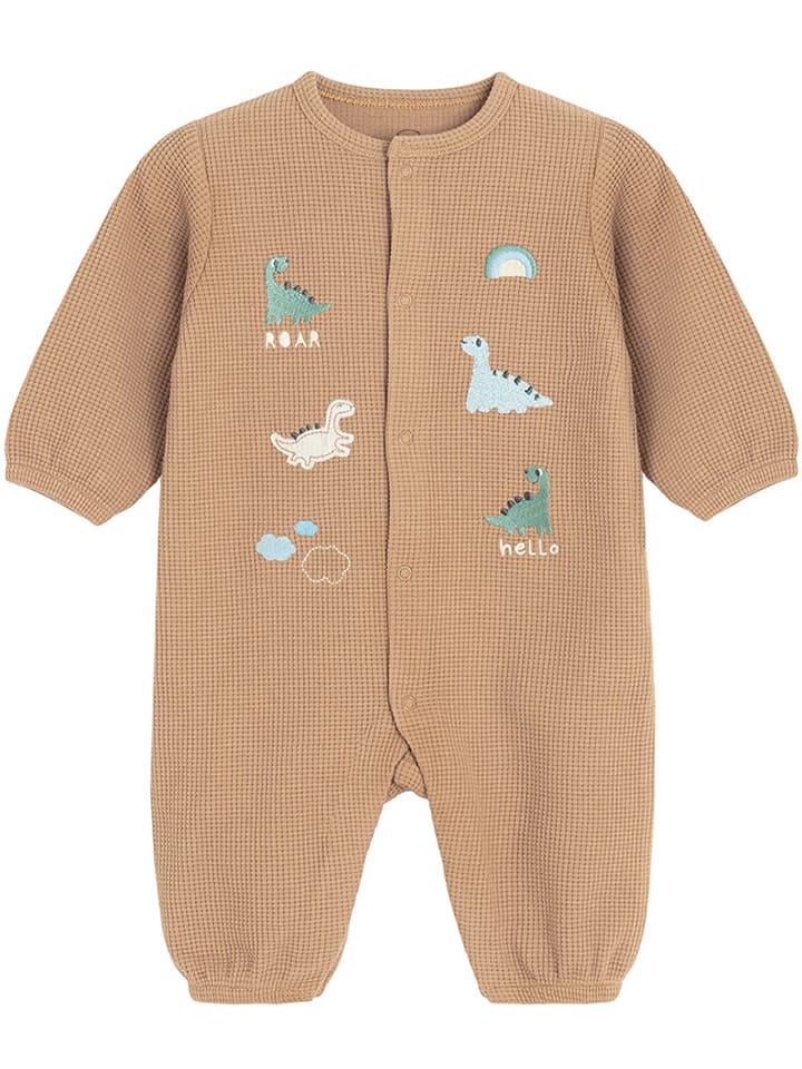 COOL CLUB Rampers w kolorze jasnobrązowym rozmiar: 80