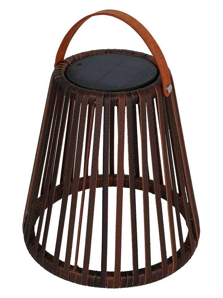 lumisky Lampion solarny "Evania" w kolorze brązowym - wys. 28 x Ø 28 cm rozmiar: onesize