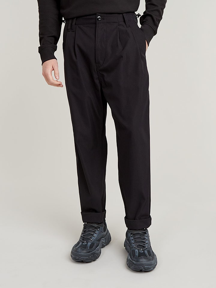 G-Star Spodnie chino - Relaxed fit - w kolorze czarnym rozmiar: W36/L32