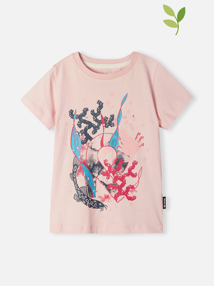 Reima Koszulka "Ajatus" w kolorze jasnoróżowym rozmiar: 104