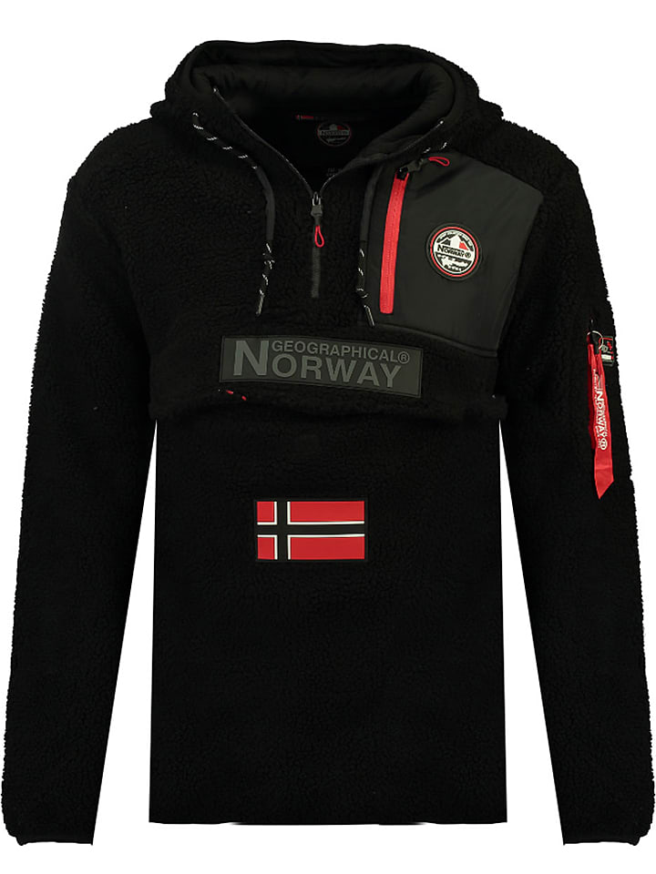 Geographical Norway Bluza polarowa "Terifique" w kolorze czarnym rozmiar: XL