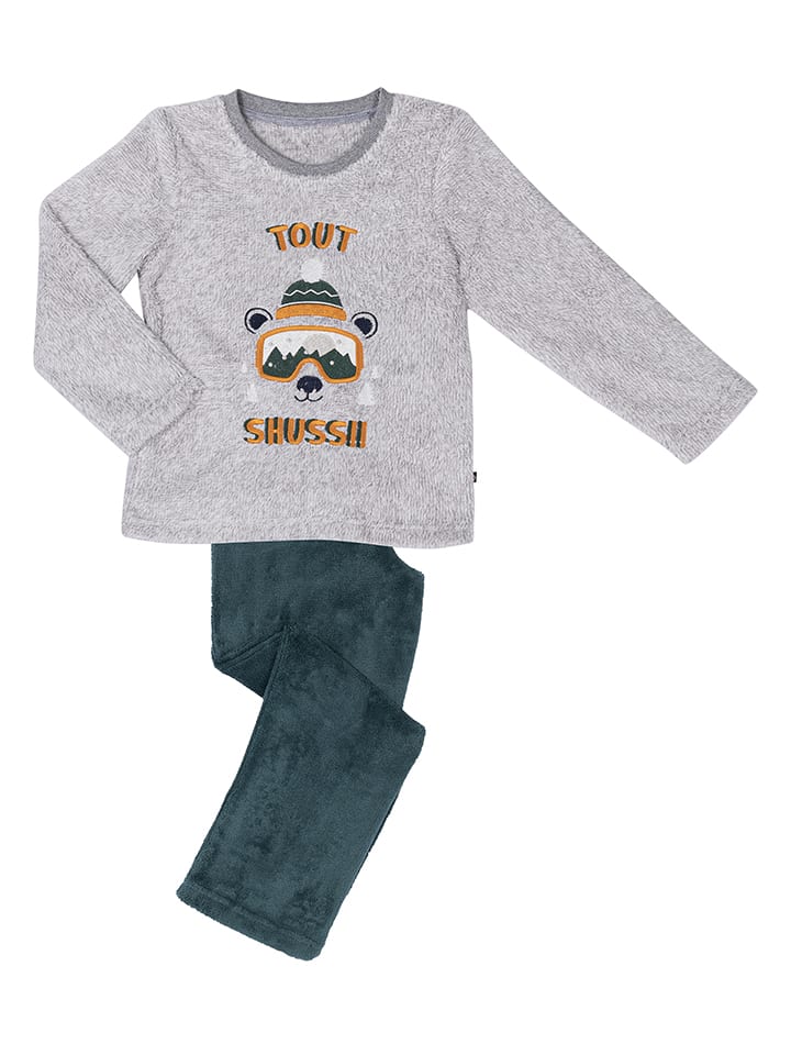 mon P´tit Dodo Piżama w kolorze zielono-szarym rozmiar: 98