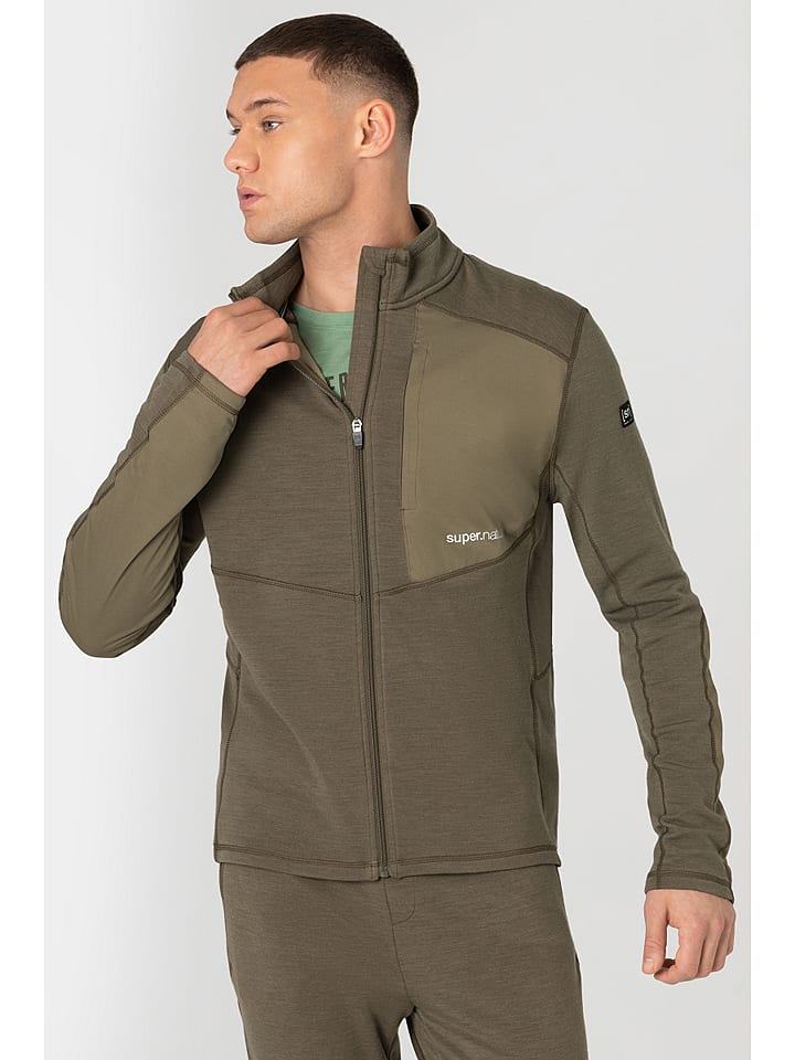 super.natural Kurtka polarowa "Adventure" w kolorze brązowym rozmiar: L