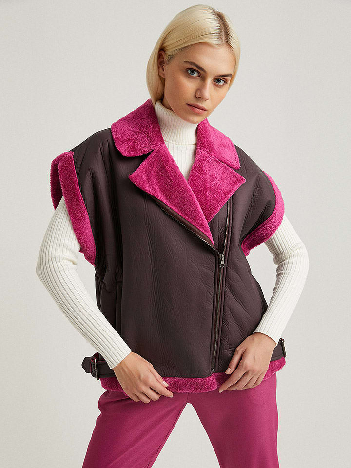 BGN Kamizelka w kolorze brązowym rozmiar: 38