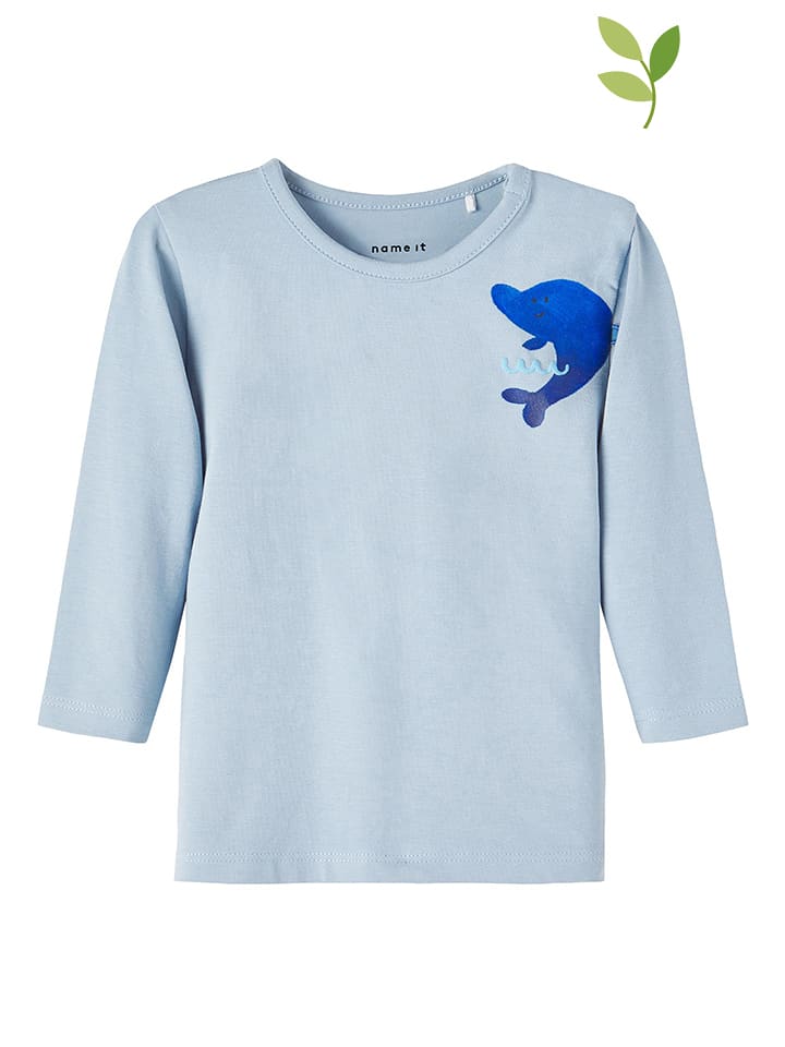 name it Koszulka "Hush" w kolorze błękitnym rozmiar: 68