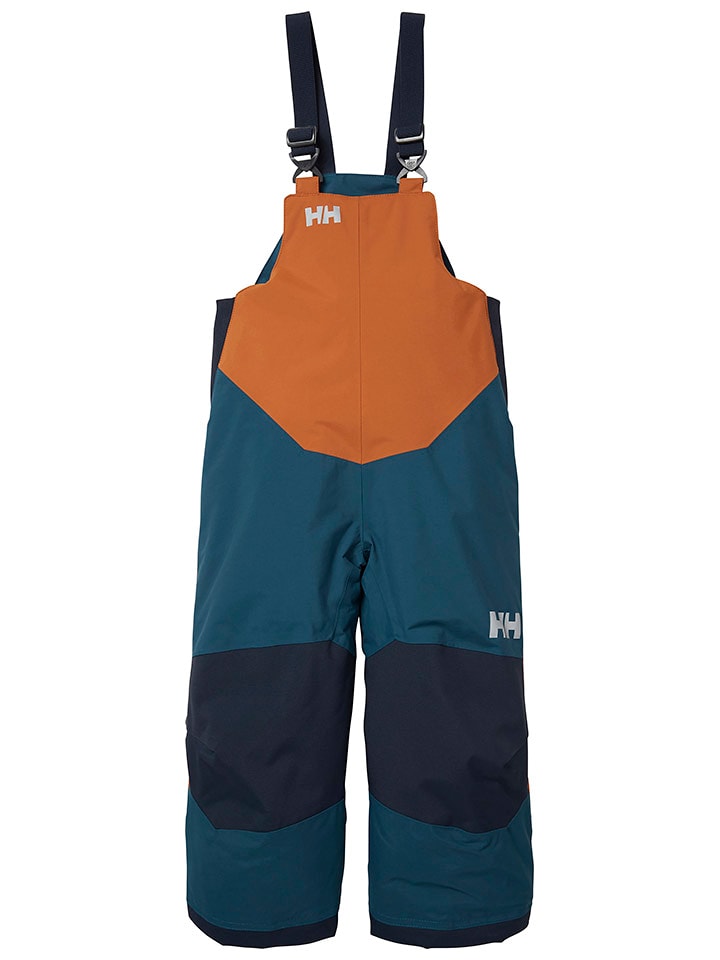 Helly Hansen Spodnie narciarskie "Rider 2" w kolorze pomarańczowo-morskim rozmiar: 134
