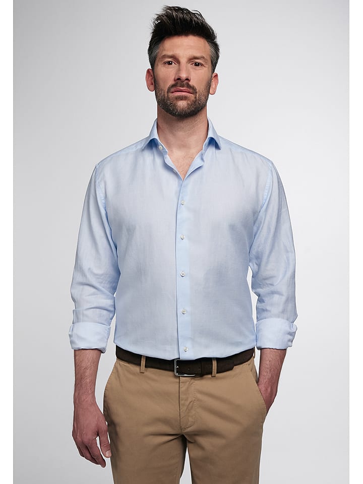 Koszula - Modern fit - w kolorze błękitnym