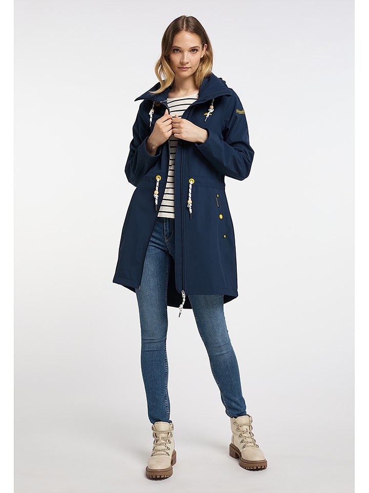 Schmuddelwedda Płaszcz softshellowy w kolorze granatowym rozmiar: M